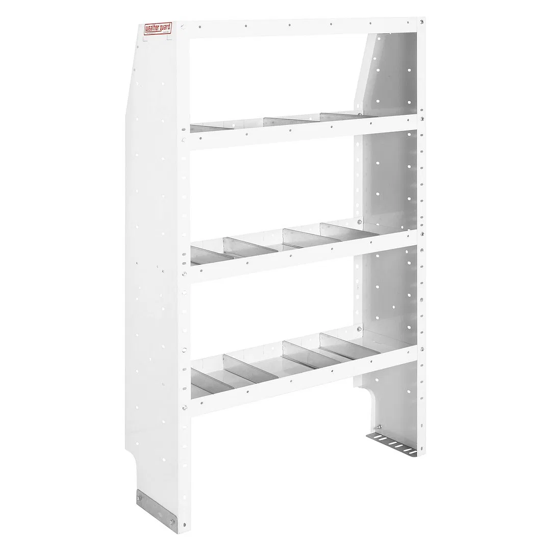 9373-3-03 – WEATHERGUARD Van Storage System Shelf Unit, 36 Inch Length x 60 Inch Height x 13-1/2 Inch Depth Tapered E...